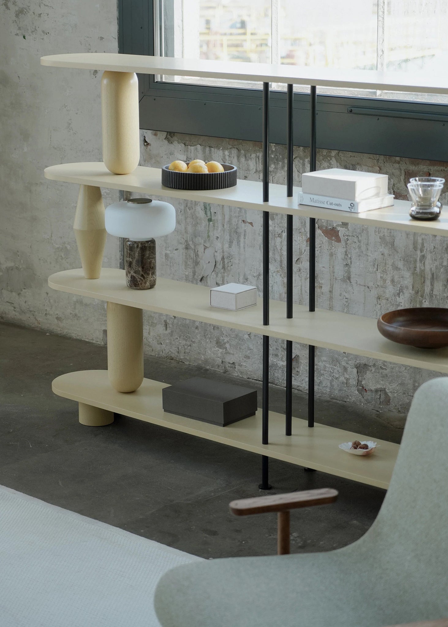 Vazoo Duo 4 Oak Wood Bookcase