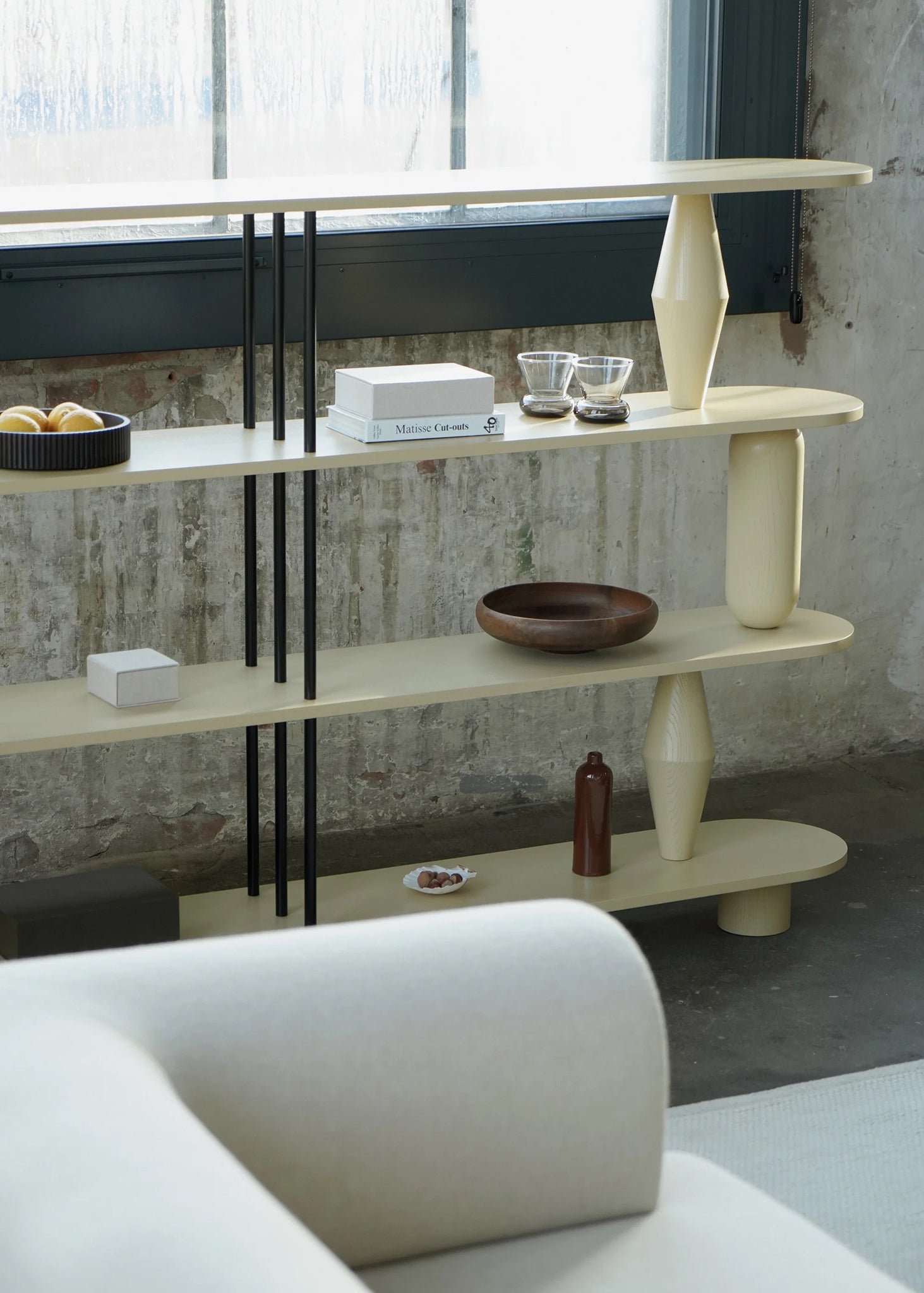 Vazoo Duo 4 Oak Wood Bookcase