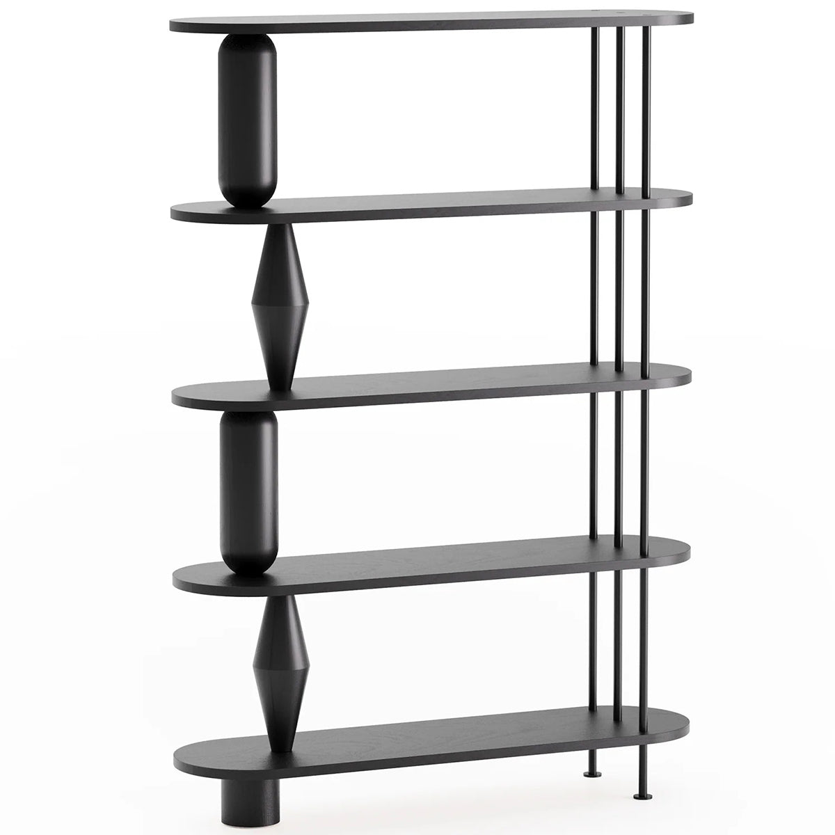 Vazoo 5 Oak Wood Bookcase