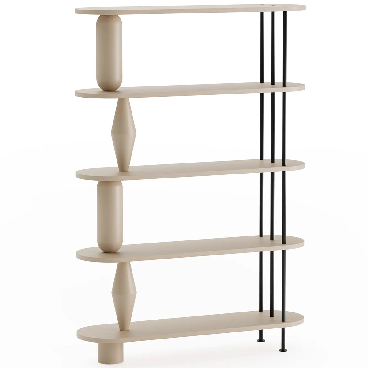 Vazoo 5 Oak Wood Bookcase