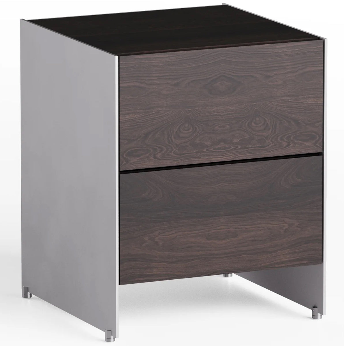 Aloox Oak Wood Drawers Night Stand