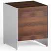 Aloox Oak Wood Door Night Stand