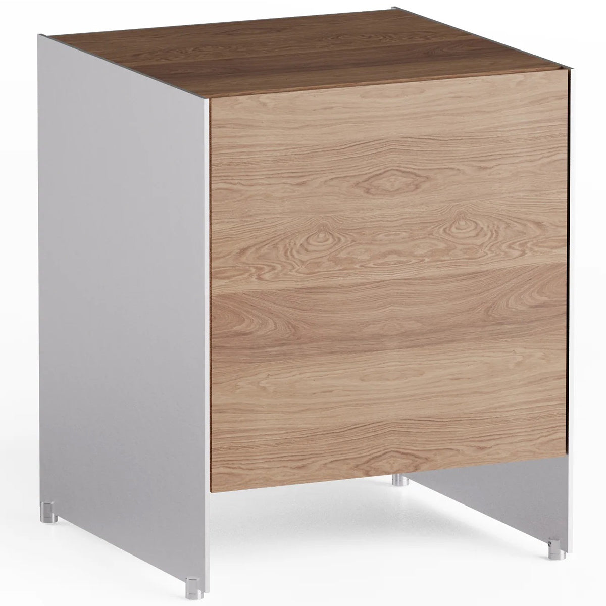 Aloox Oak Wood Door Night Stand