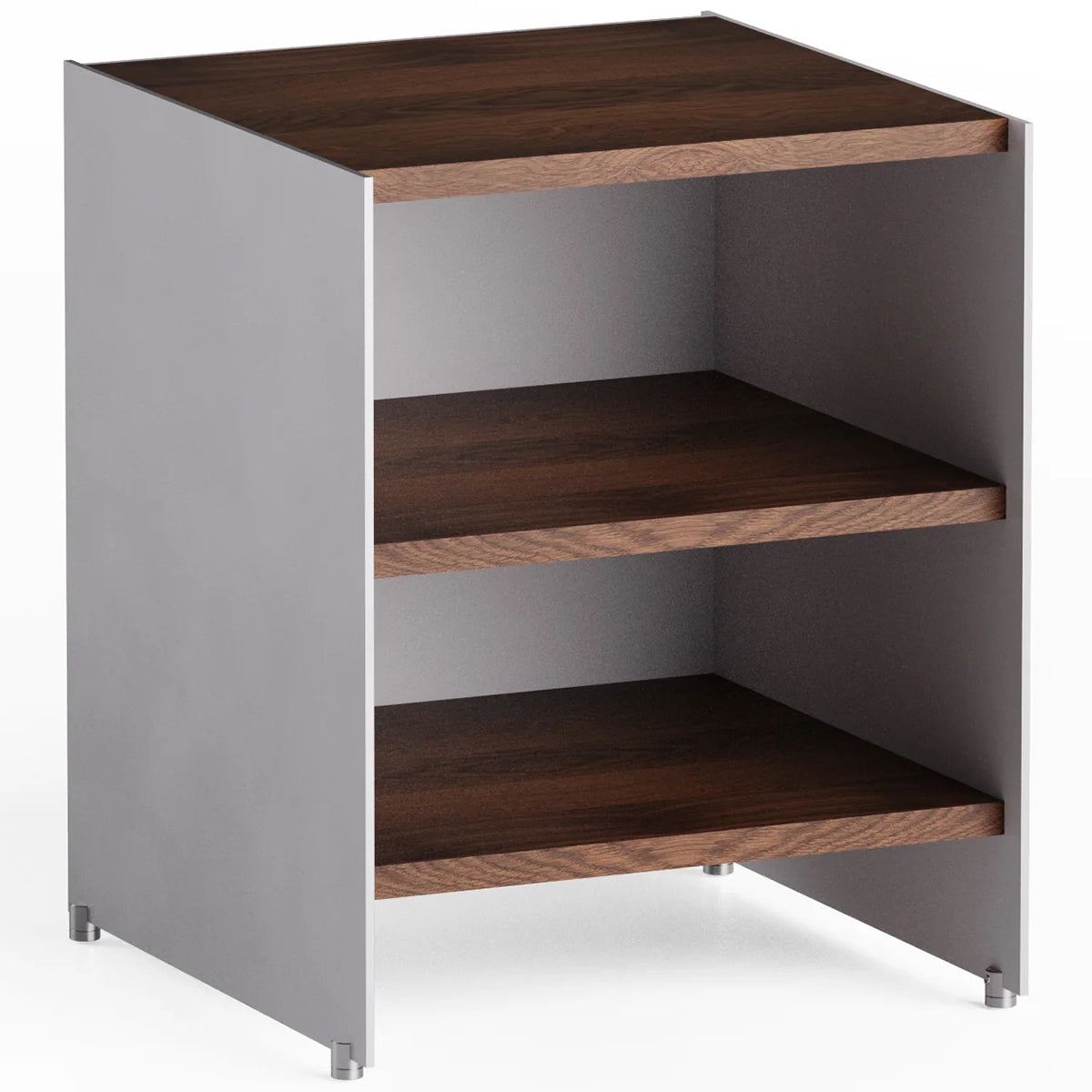 Aloox Oak Wood Shelves Night Stand