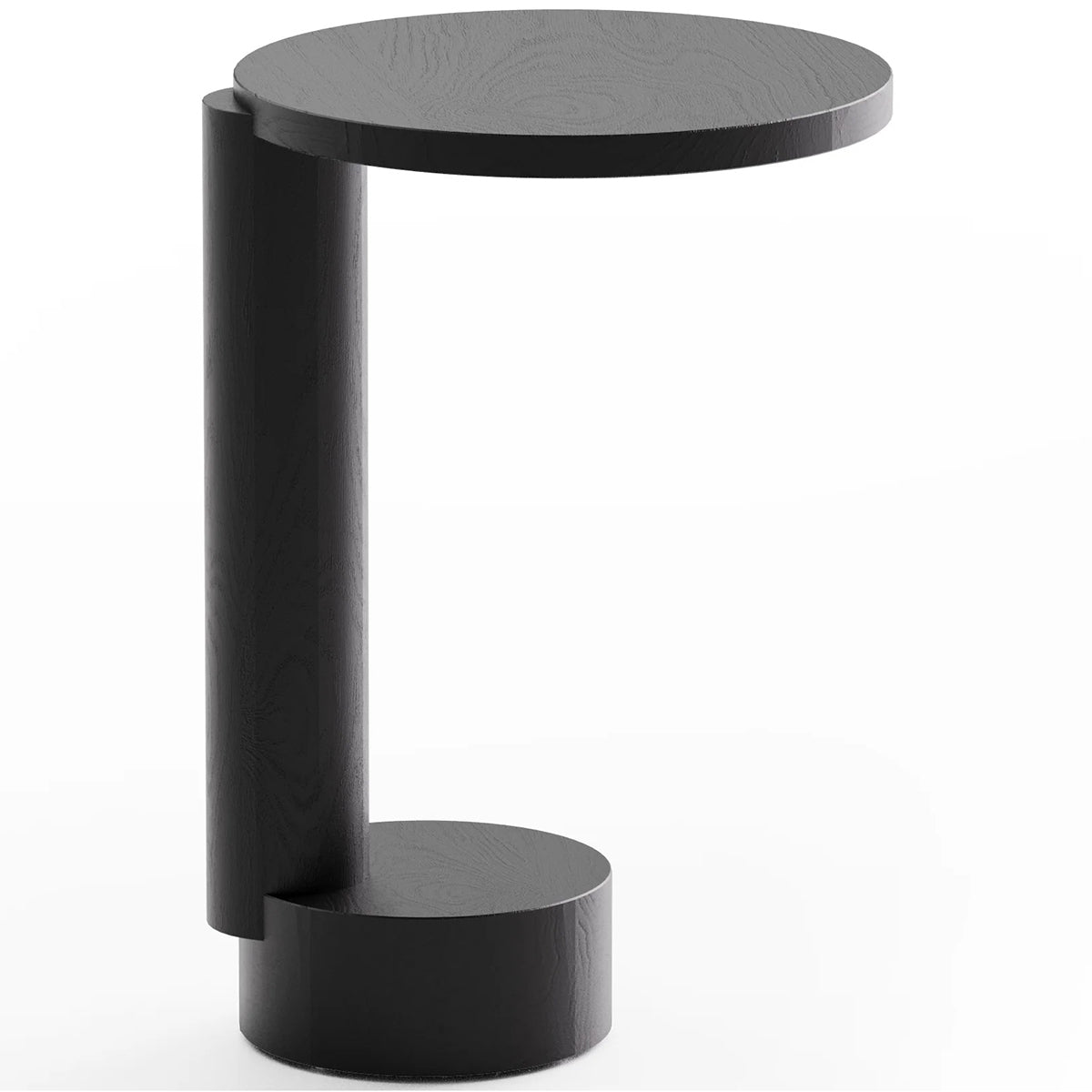Bold Oak Wood Side Table