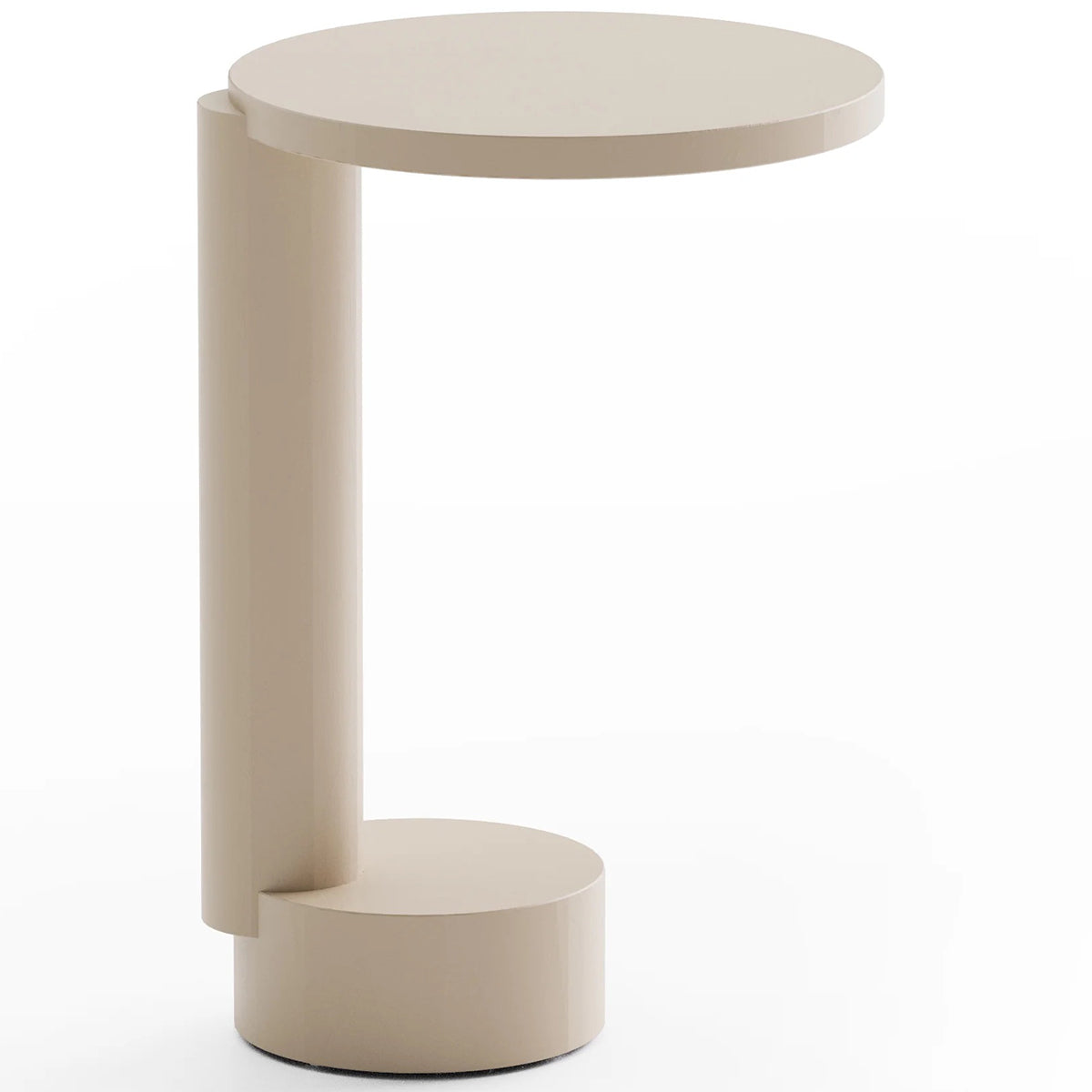 Bold Oak Wood Side Table