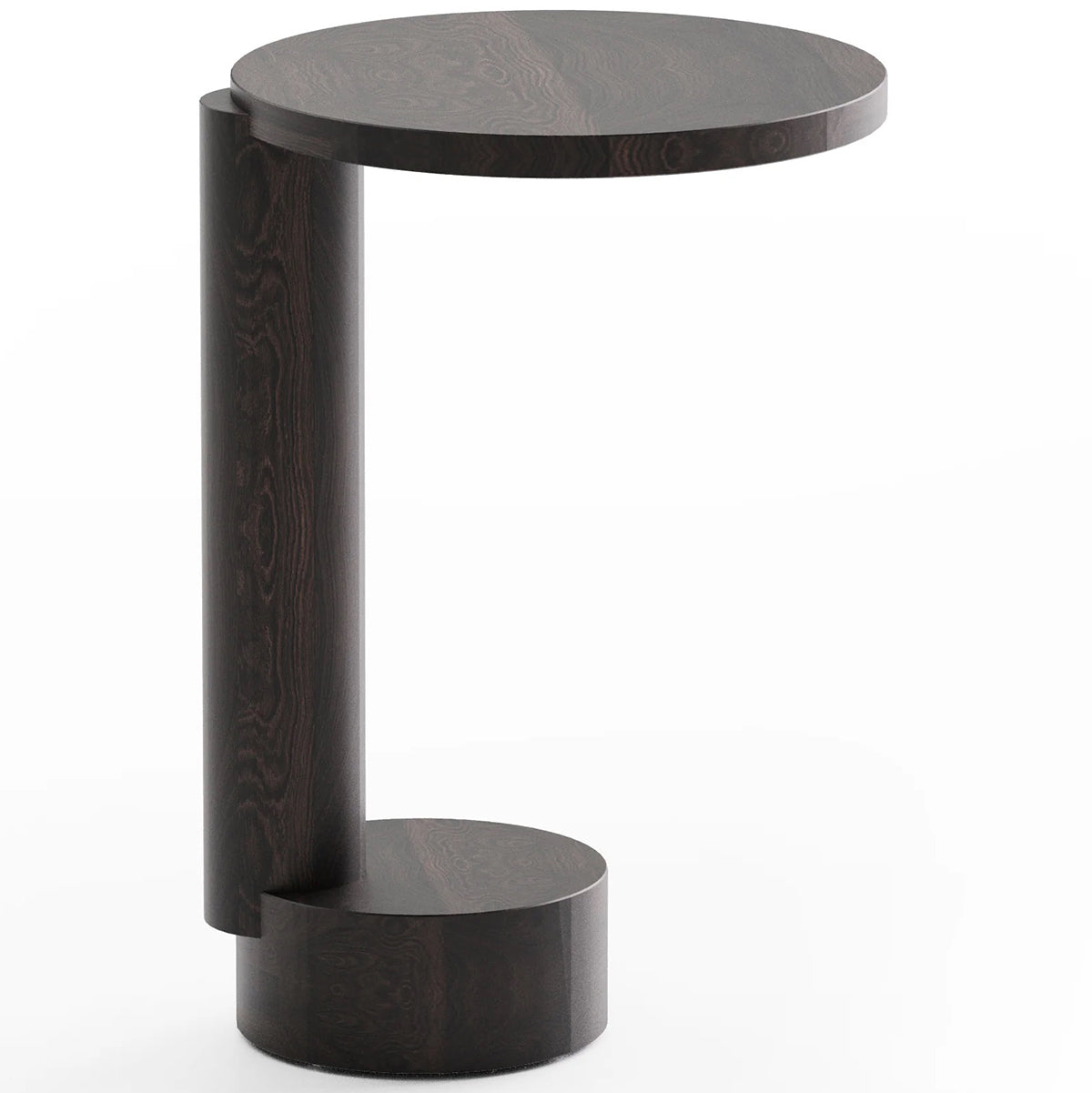 Bold Oak Wood Side Table