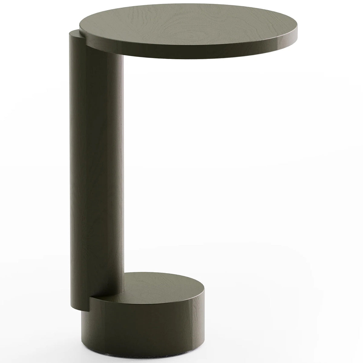 Bold Oak Wood Side Table