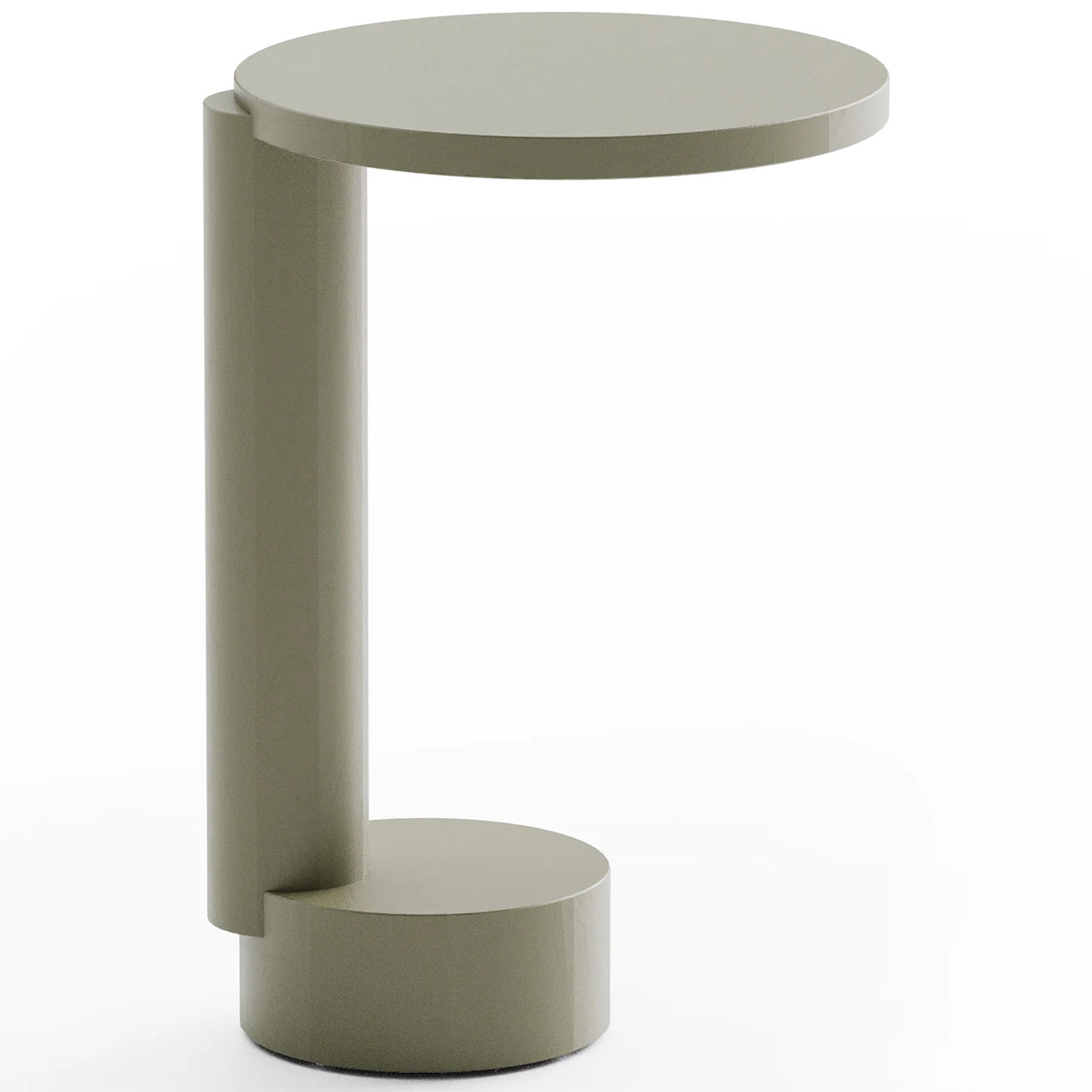 Bold Oak Wood Side Table