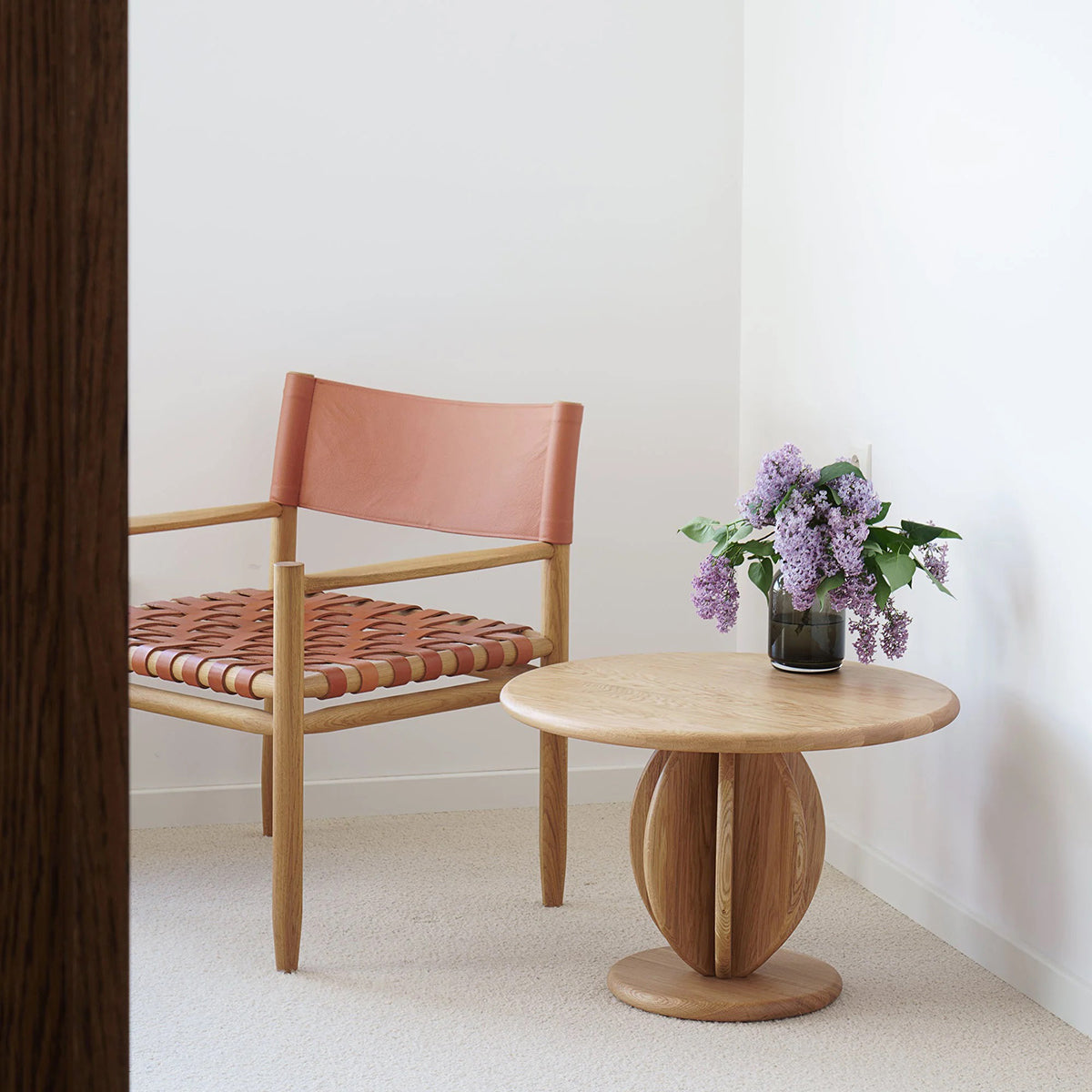 Citrus Low Oak Wood Coffee Table