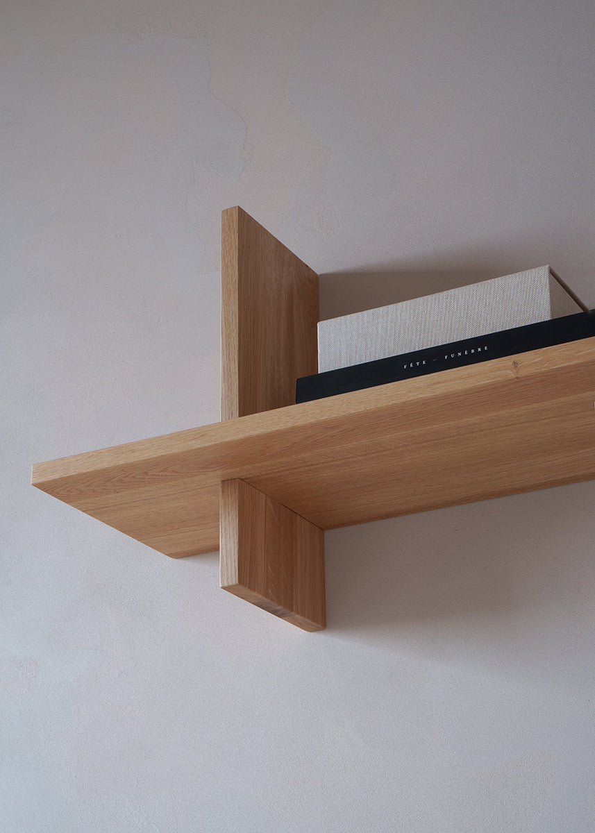 Crosset Wooden Shelf