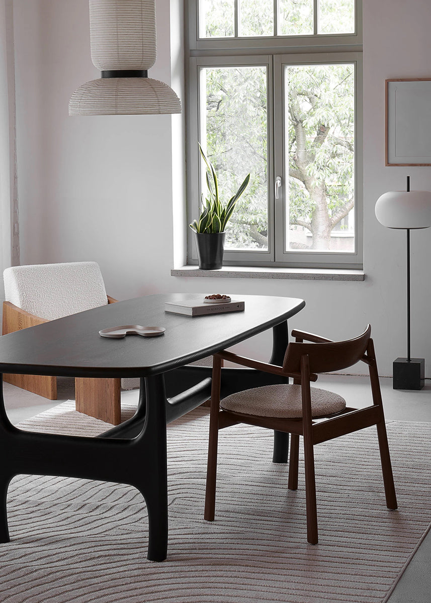 Olfo Oak Wood Dining Table