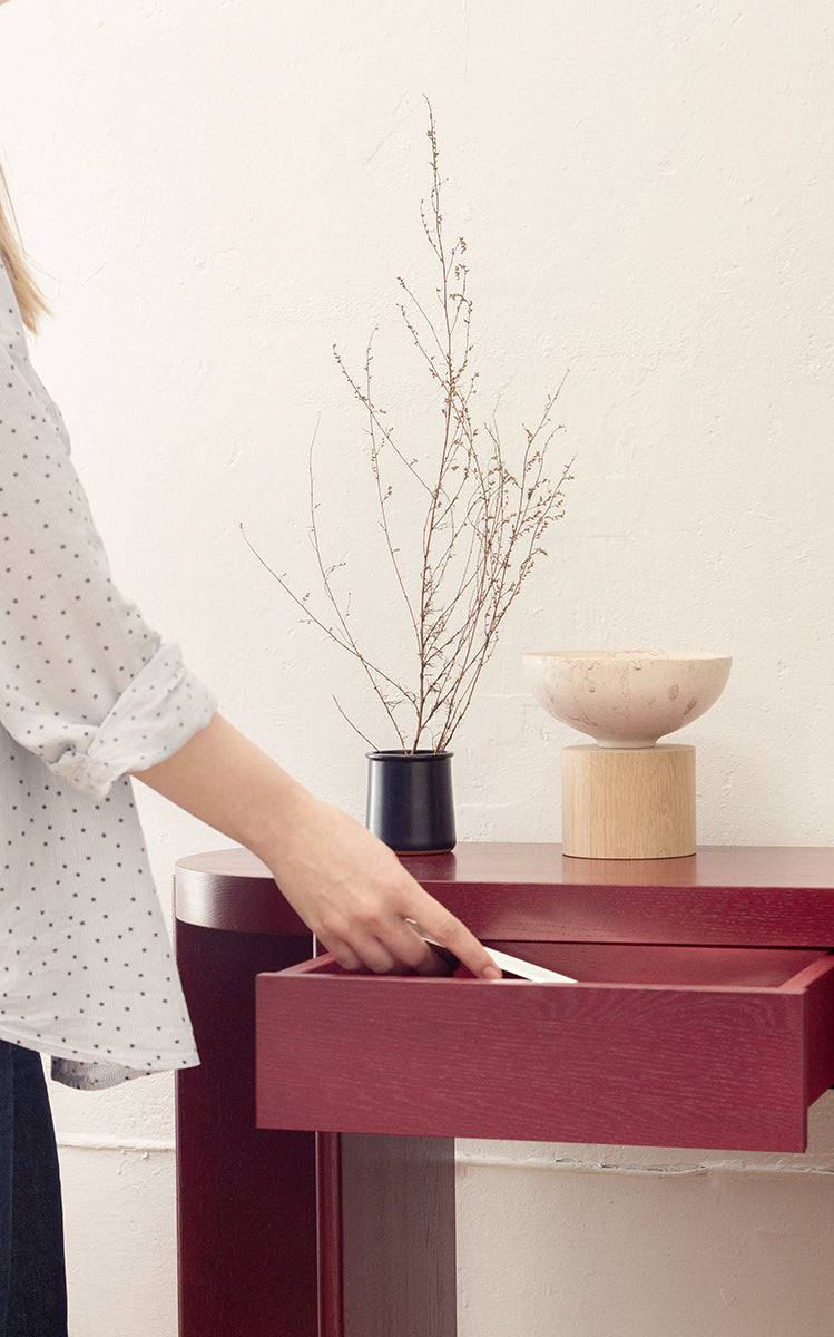 Kiru Oak Wood Console