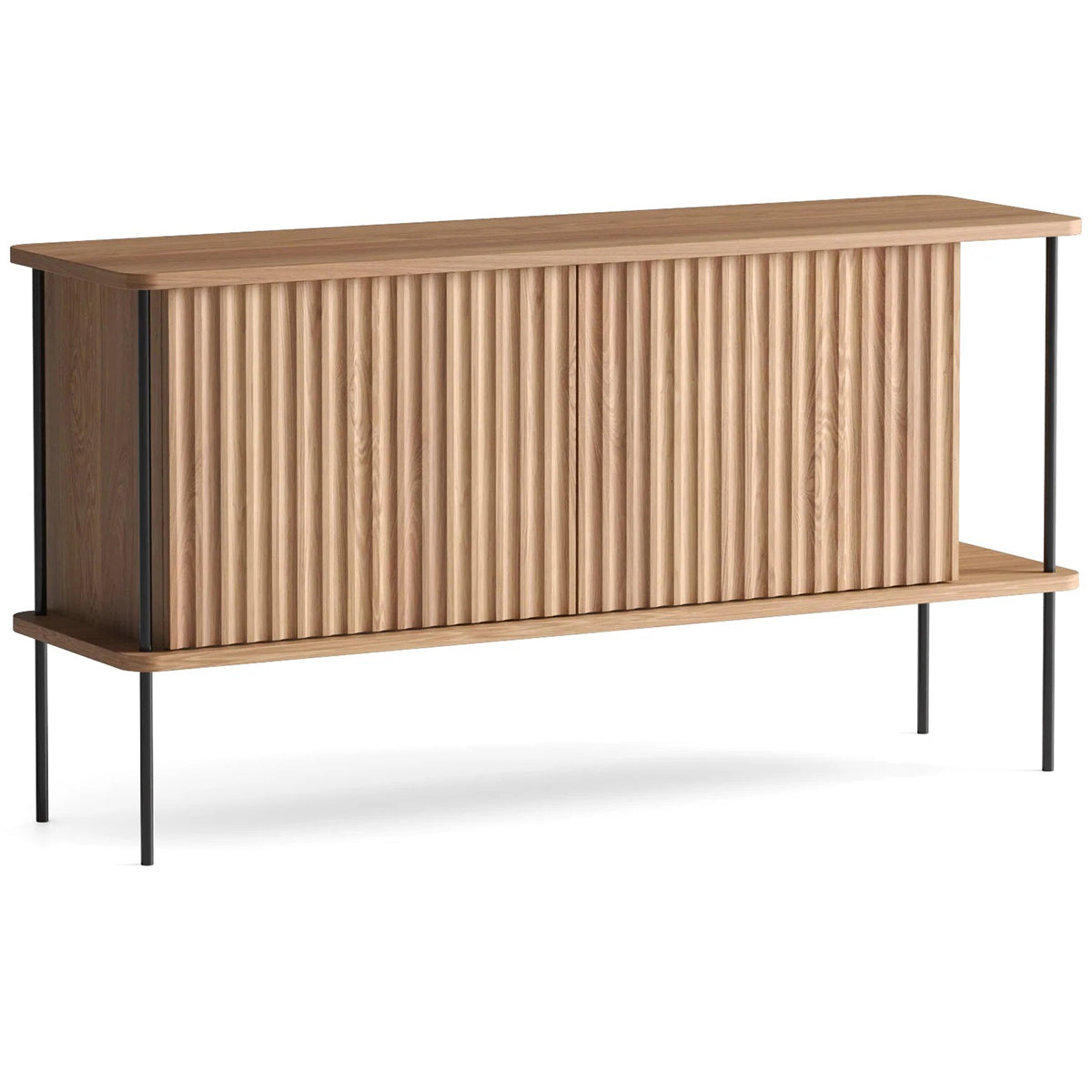 Maya 2 Oak Wood Cabinet