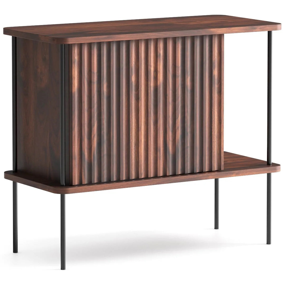 Maya Oak Wood Cabinet