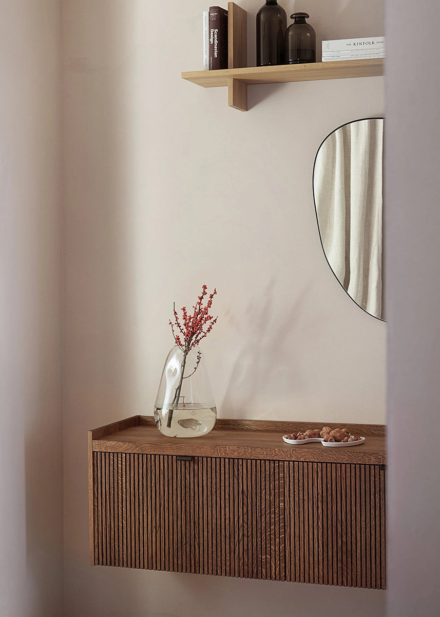 Media 2 Oak Wood TV Unit