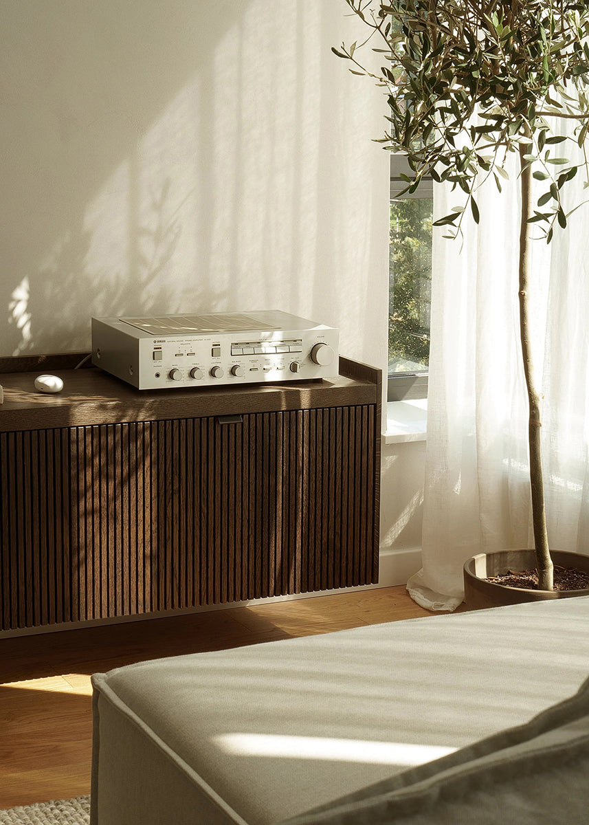 Media 3 Oak Wood TV Unit