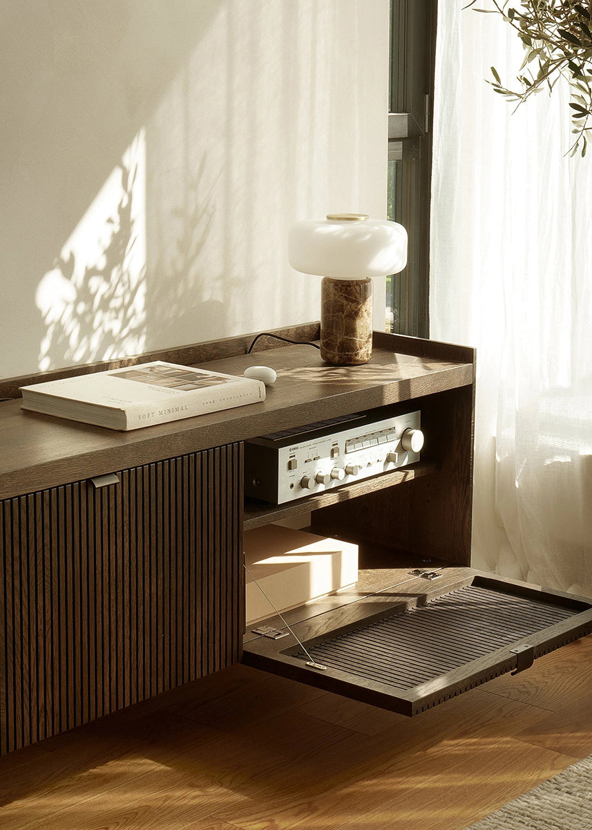 Media 2 Oak Wood TV Unit