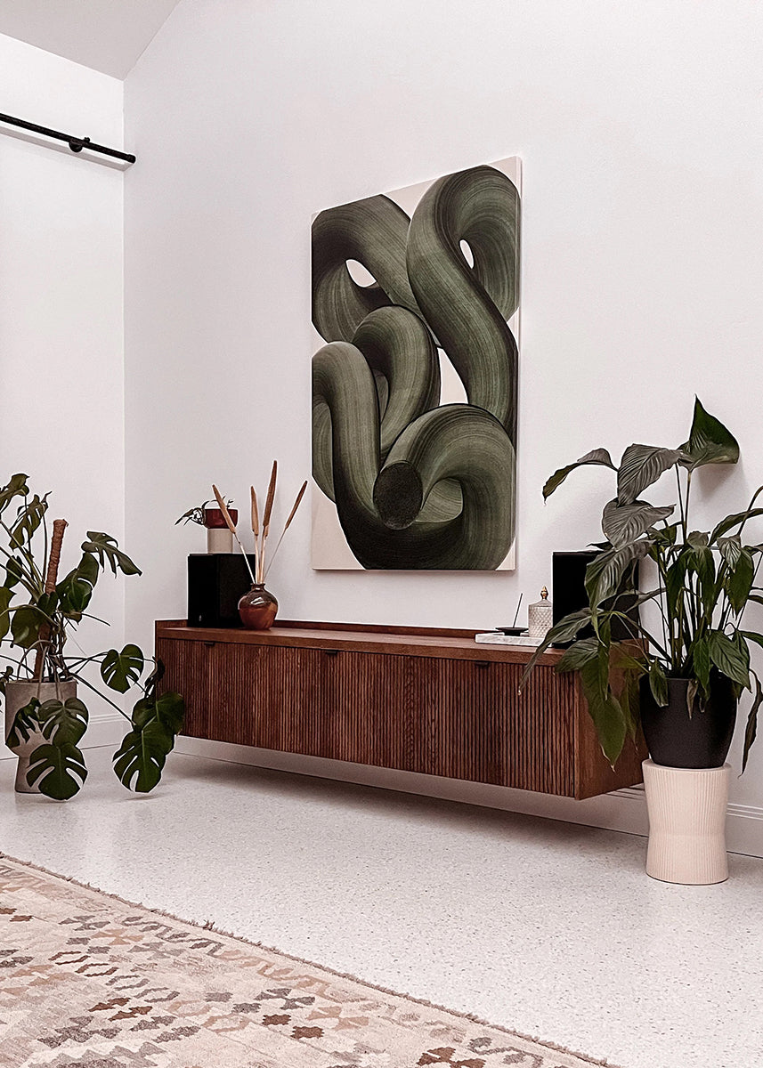 Media 3 Oak Wood TV Unit