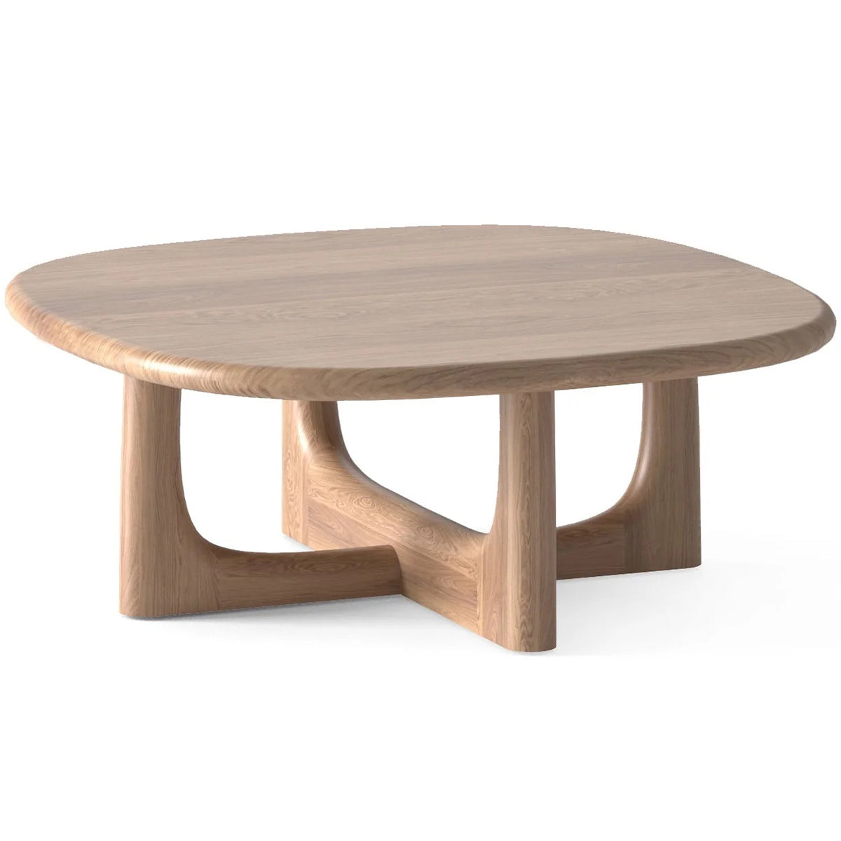 Olfo Oak Wood Coffee Table