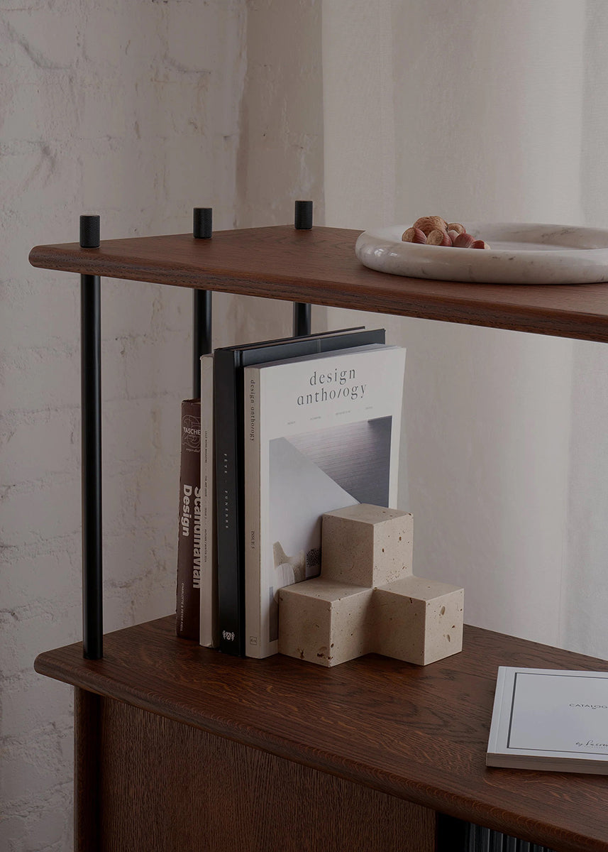 Tero Travertine Bookend