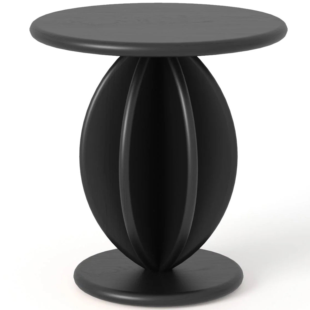 Citrus High Ash Wood Side Table