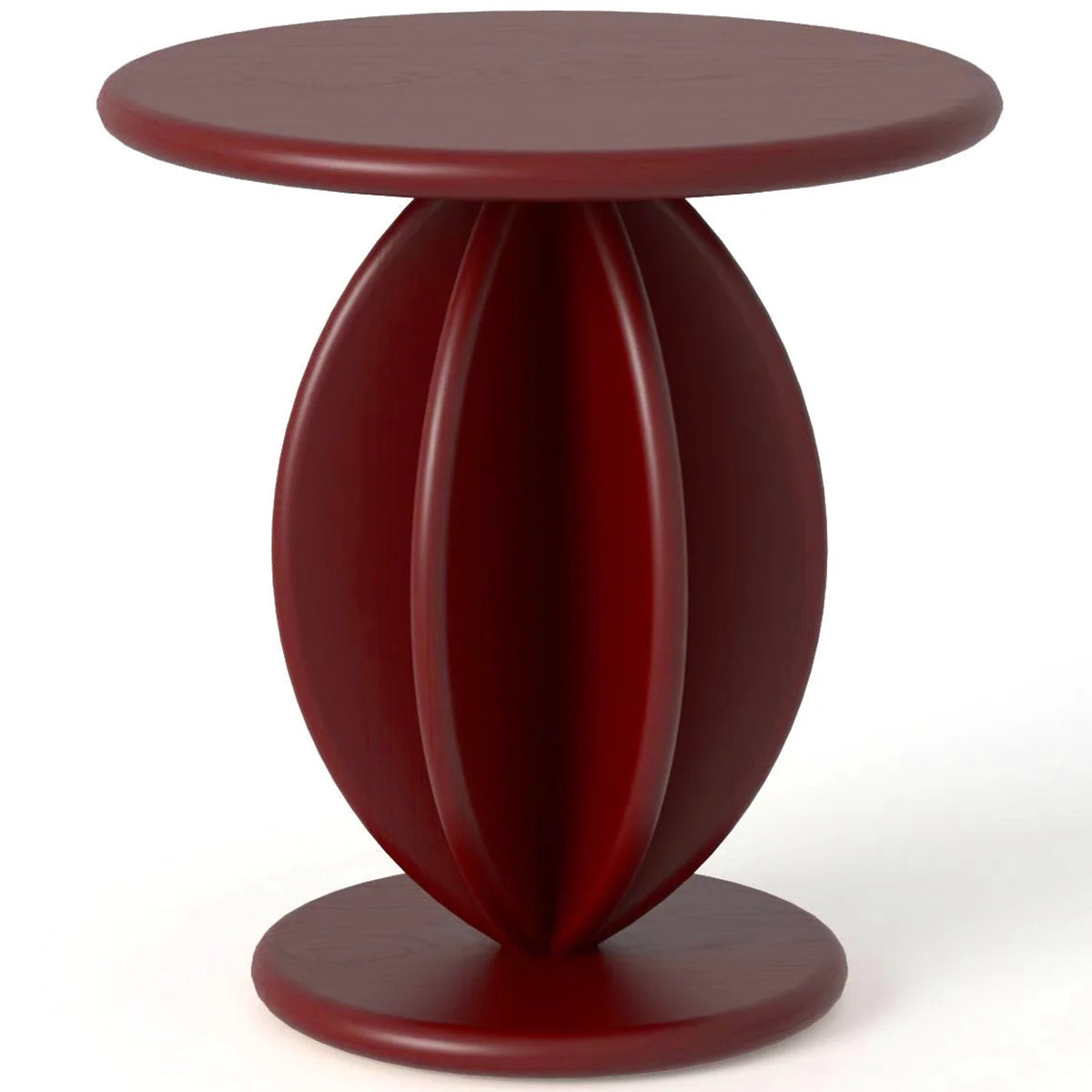 Citrus High Ash Wood Side Table