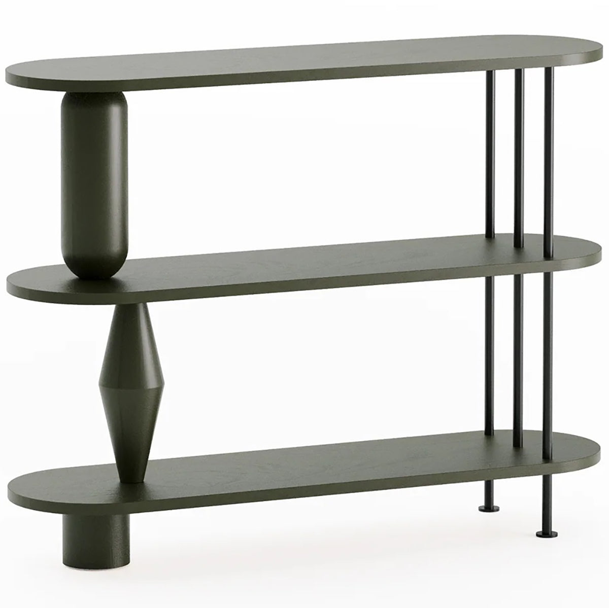 Vazoo 3 Oak Wood Bookcase