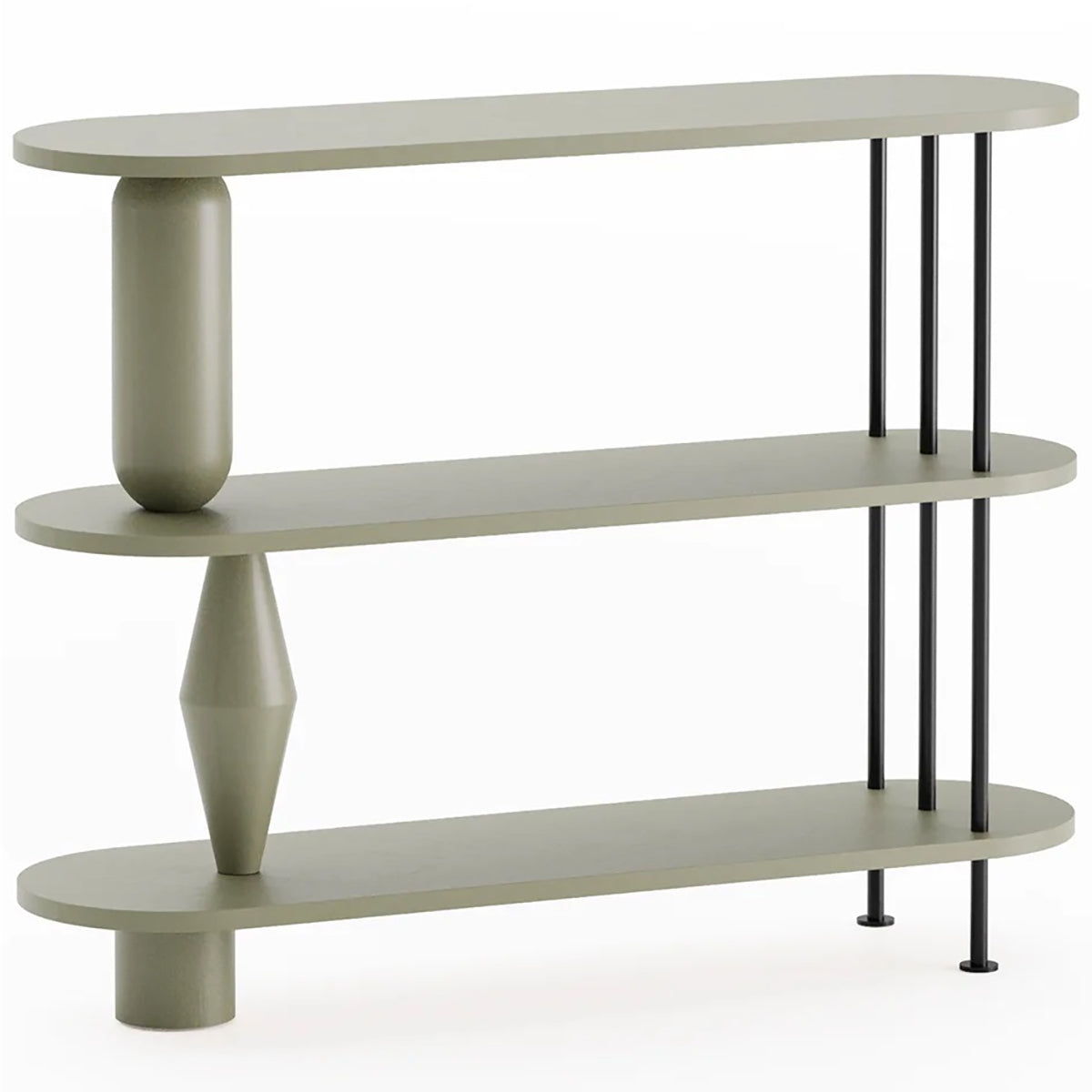 Vazoo 3 Oak Wood Bookcase