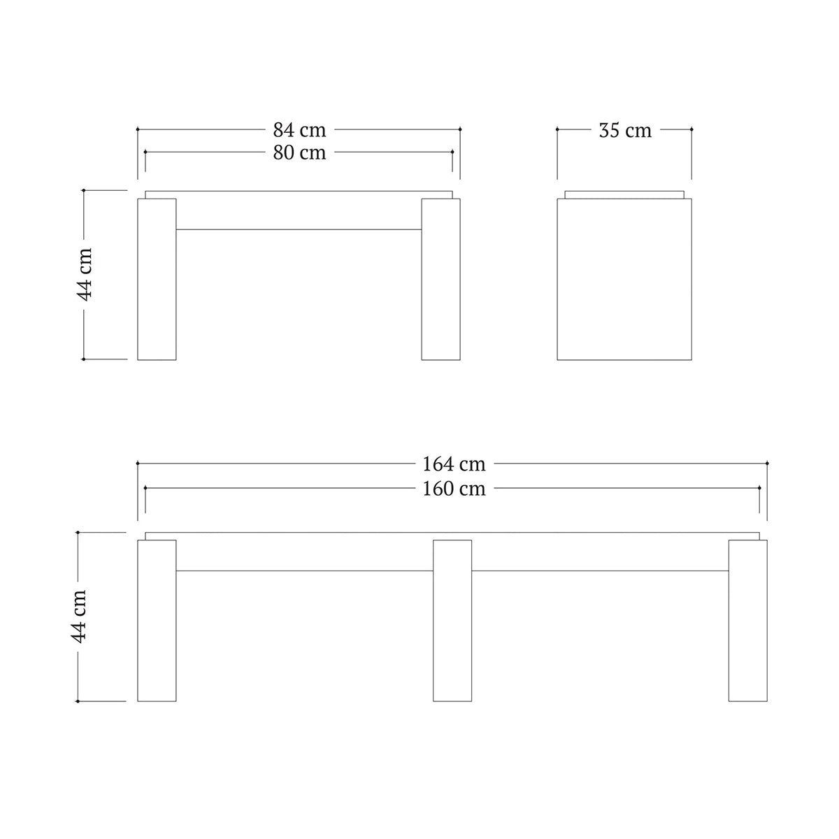Pura 160 Bench