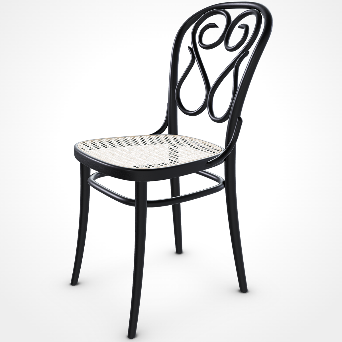 04 Cane/Mesh Chair - WOO .Design