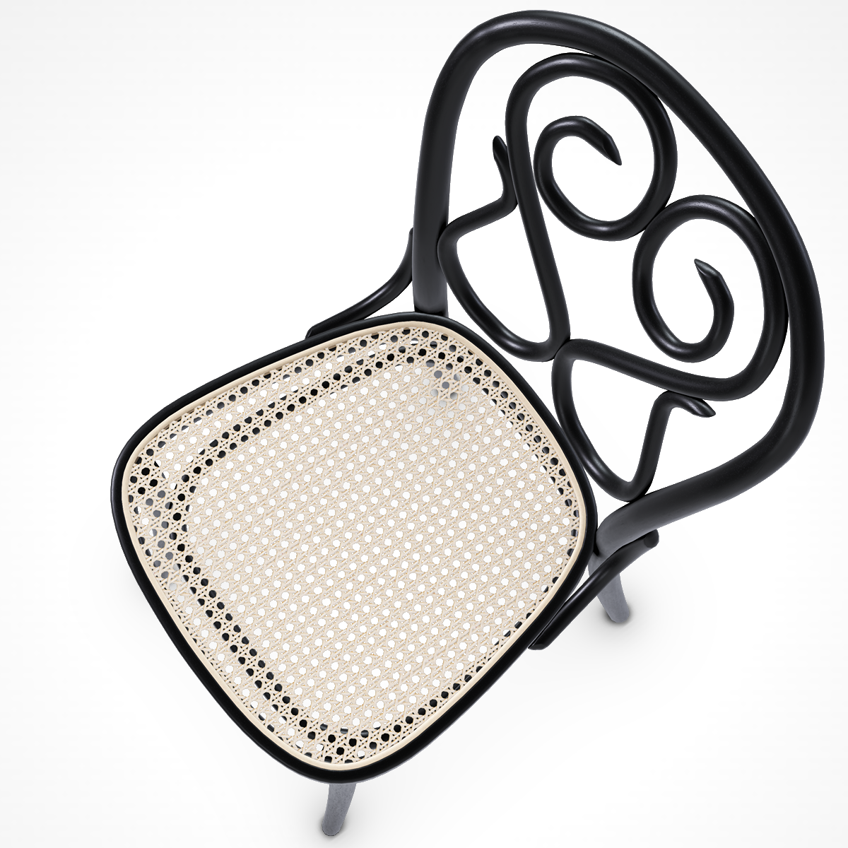 04 Cane/Mesh Chair - WOO .Design