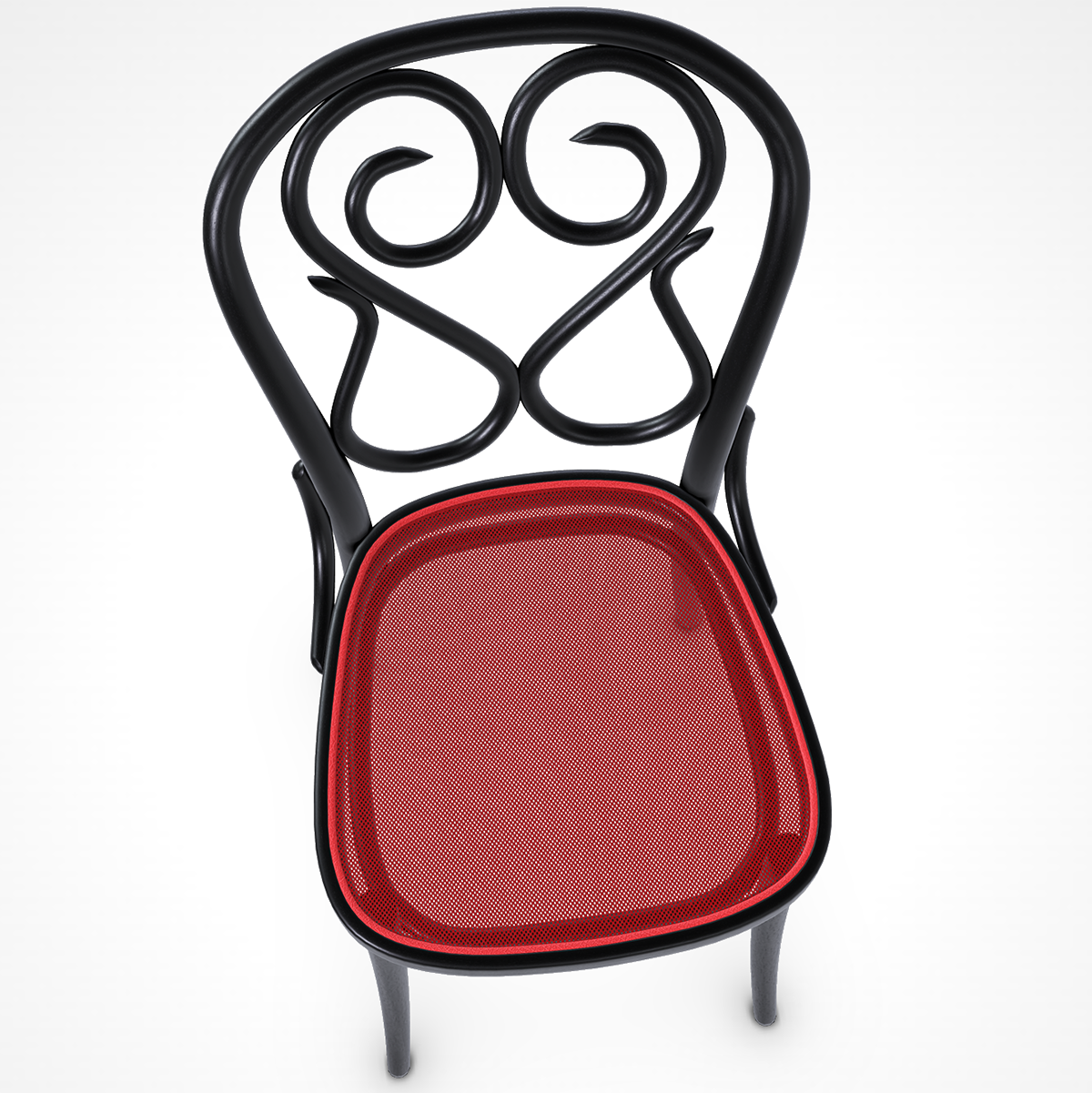 04 Cane/Mesh Chair - WOO .Design