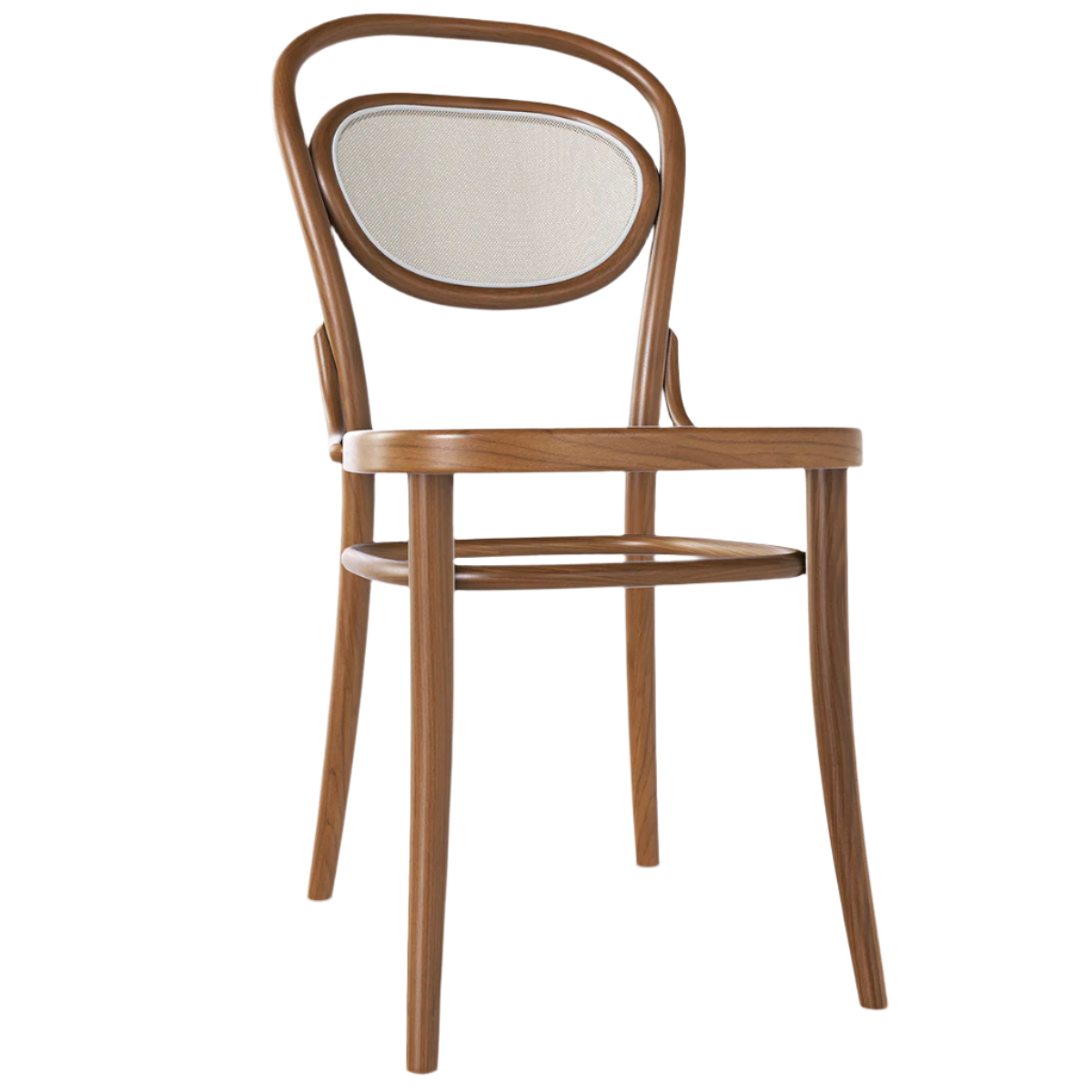 20 Wood Seat Mesh/Cane Back Chair