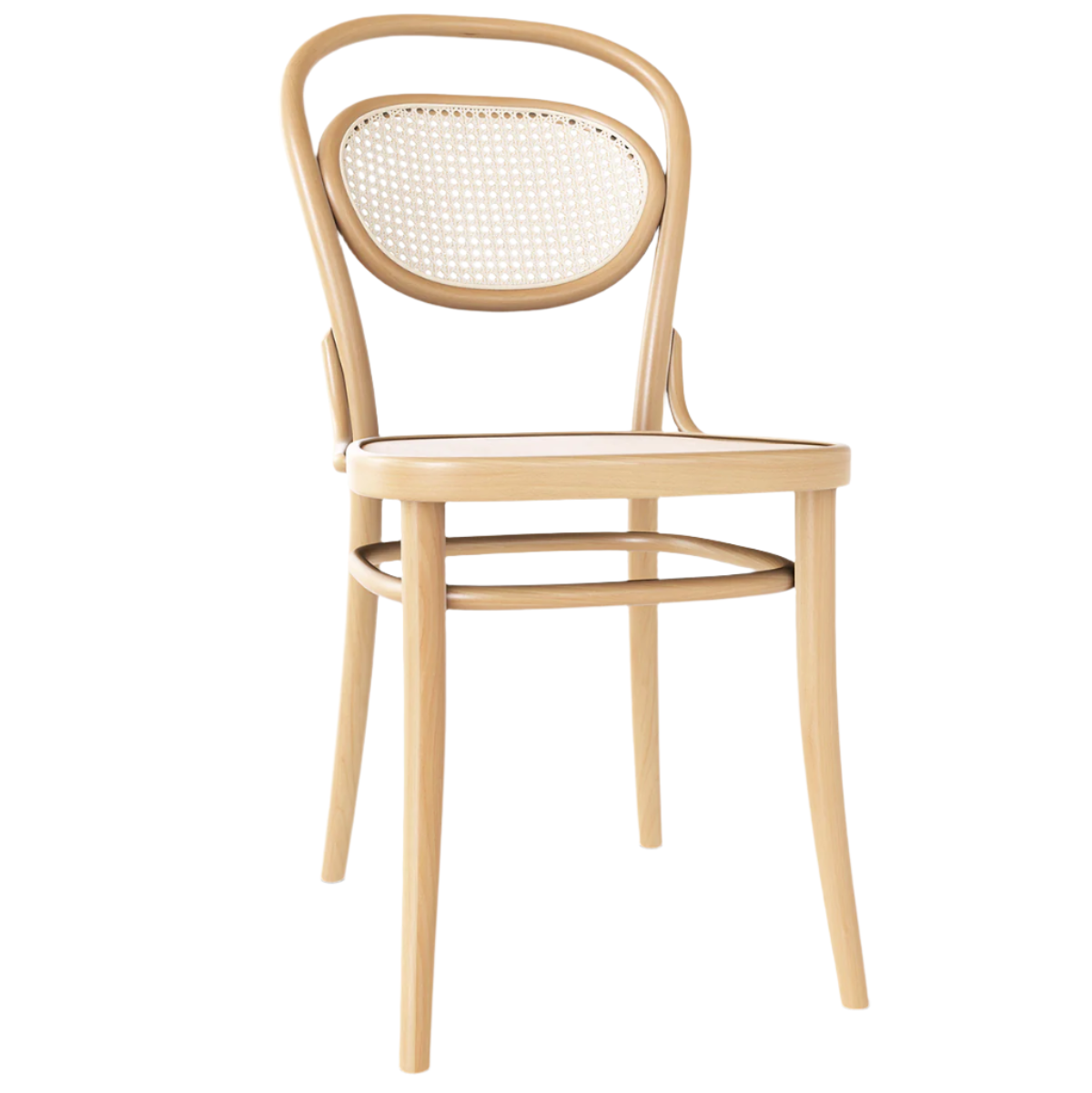 20 Wood Seat Mesh/Cane Back Chair