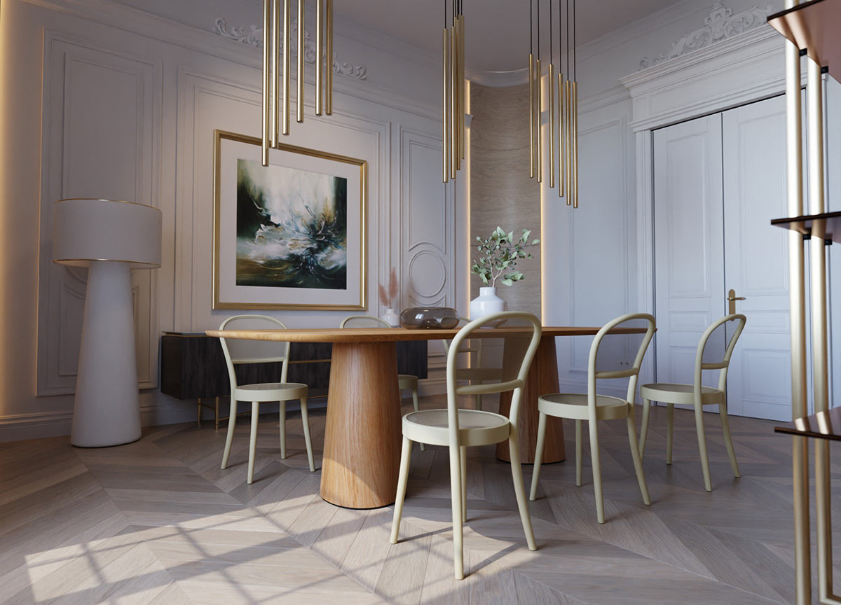 314 Upholstered Seat Mesh/Cane Back Chair - WOO .Design