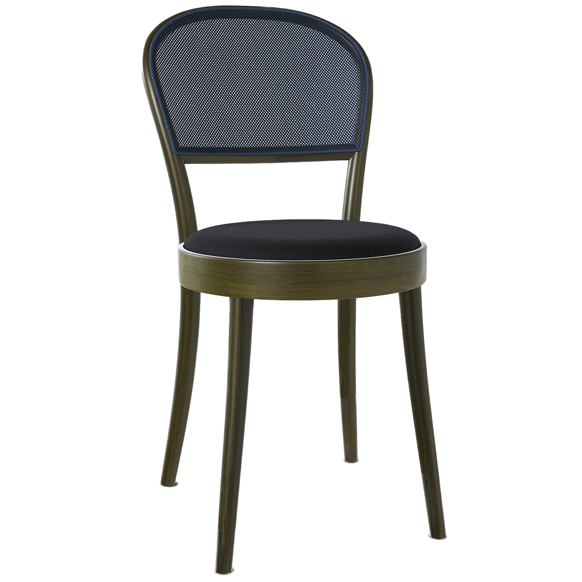 314 Upholstered Seat Mesh/Cane Back Chair - WOO .Design