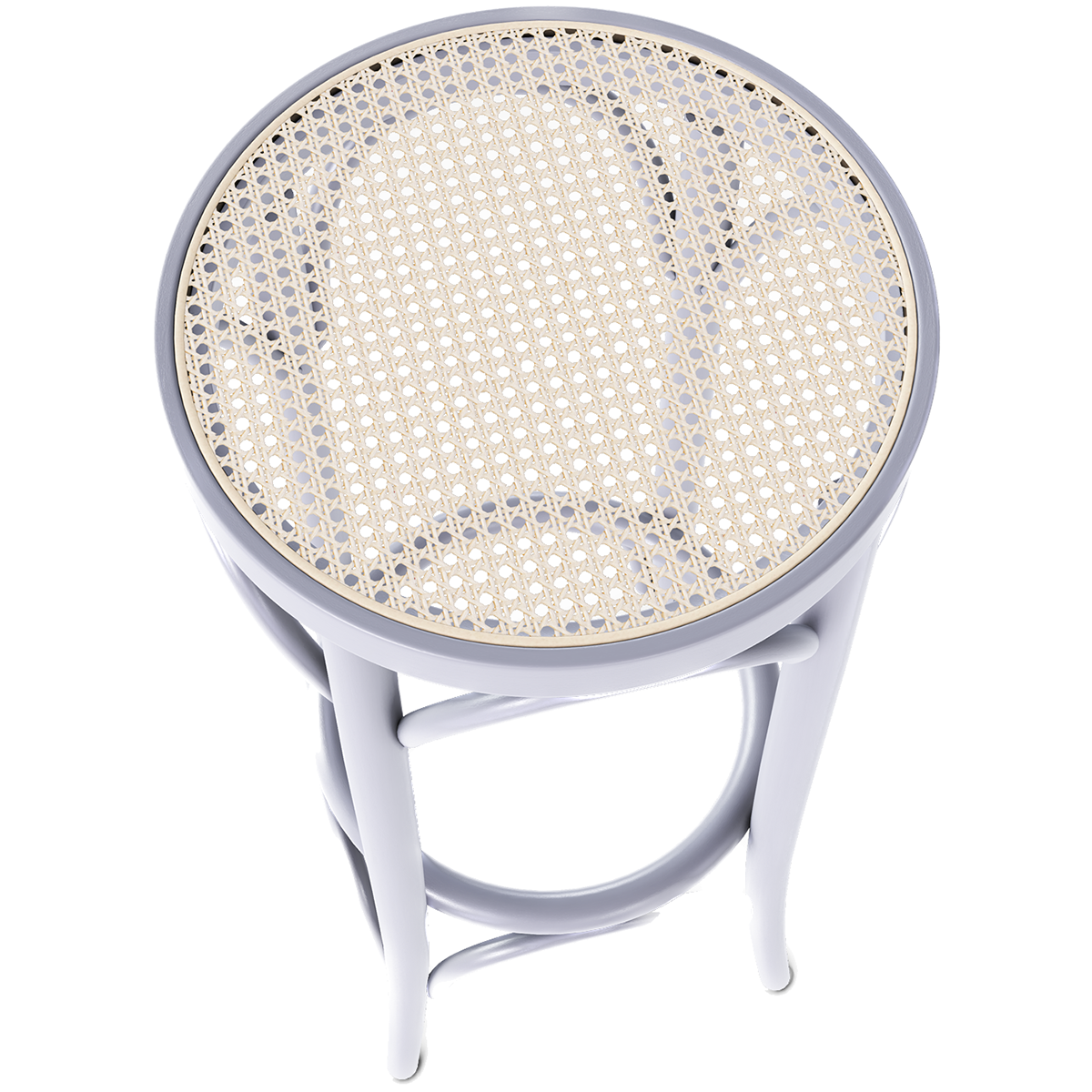 73 Cane/Mesh Barstool - WOO .Design