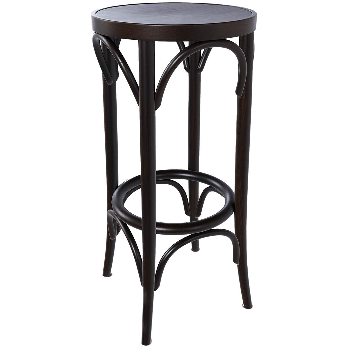 73 Wood Barstool - WOO .Design