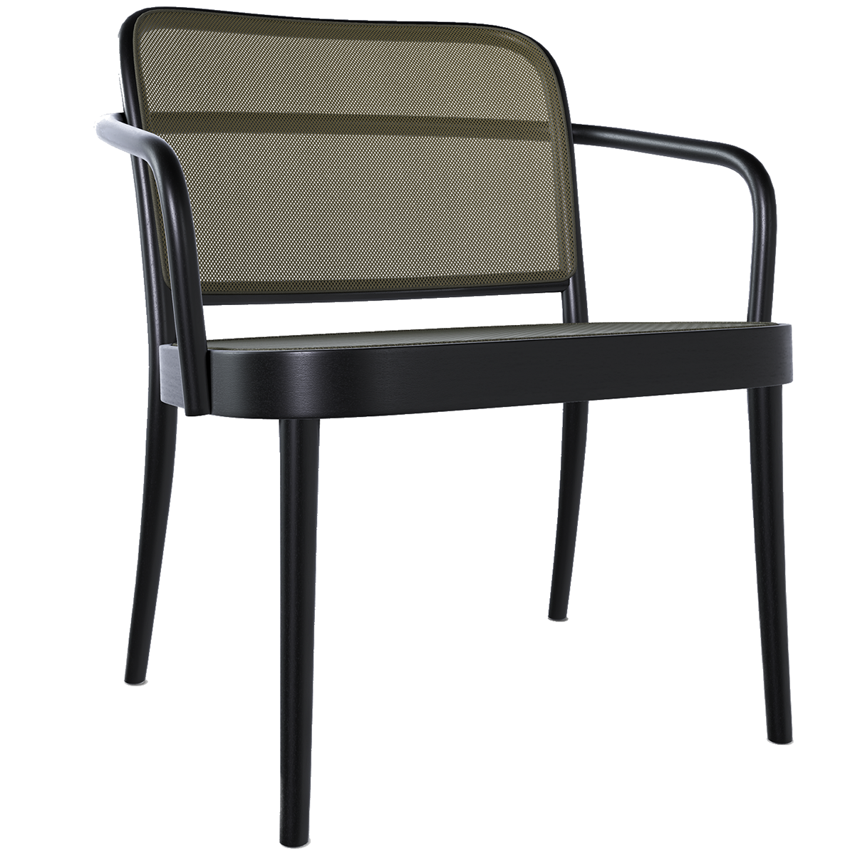 811 Mesh/Cane Lounge Armchair - WOO .Design