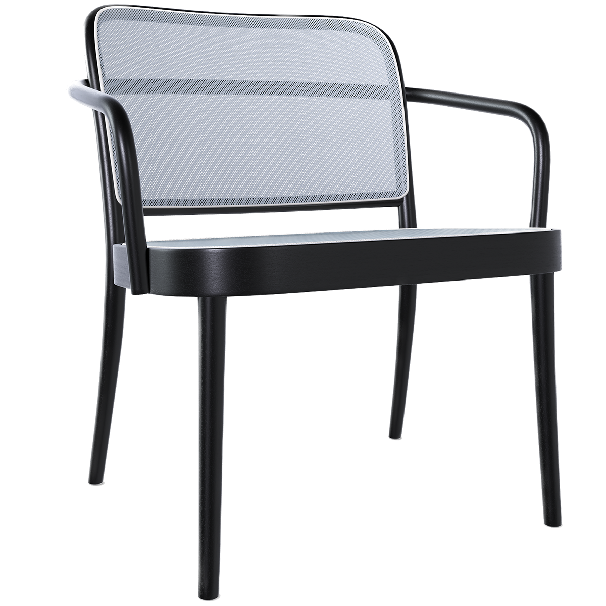 811 Mesh/Cane Lounge Armchair - WOO .Design