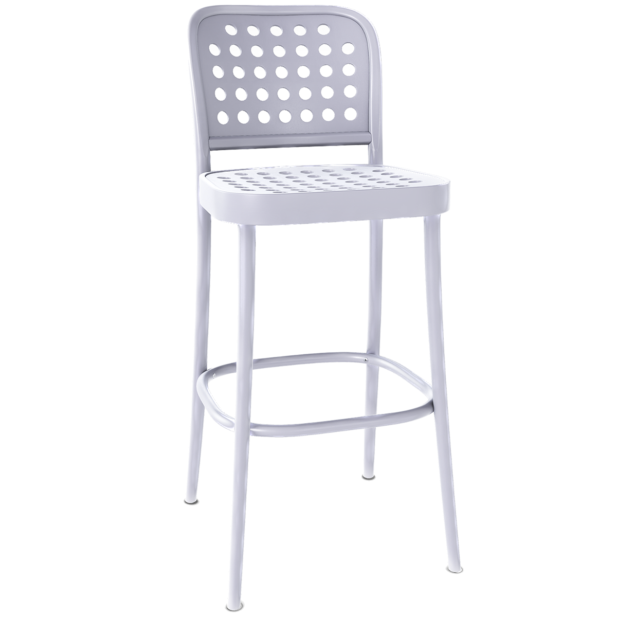 822 Wood Barstool with Backrest - WOO .Design