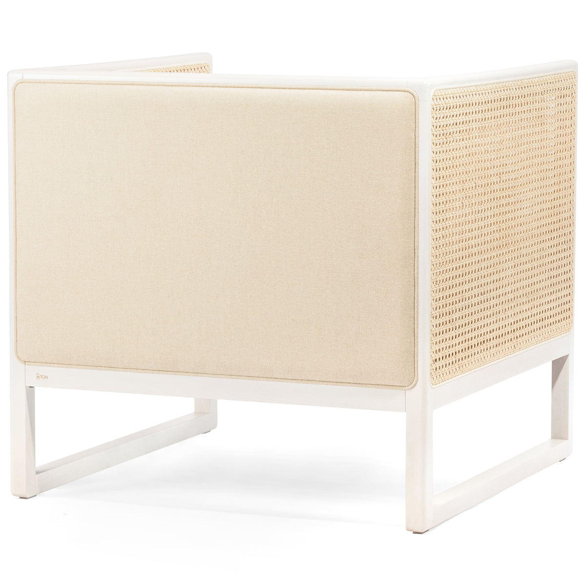 Casablanca 683 Upholstered/Cane Armchair - WOO .Design
