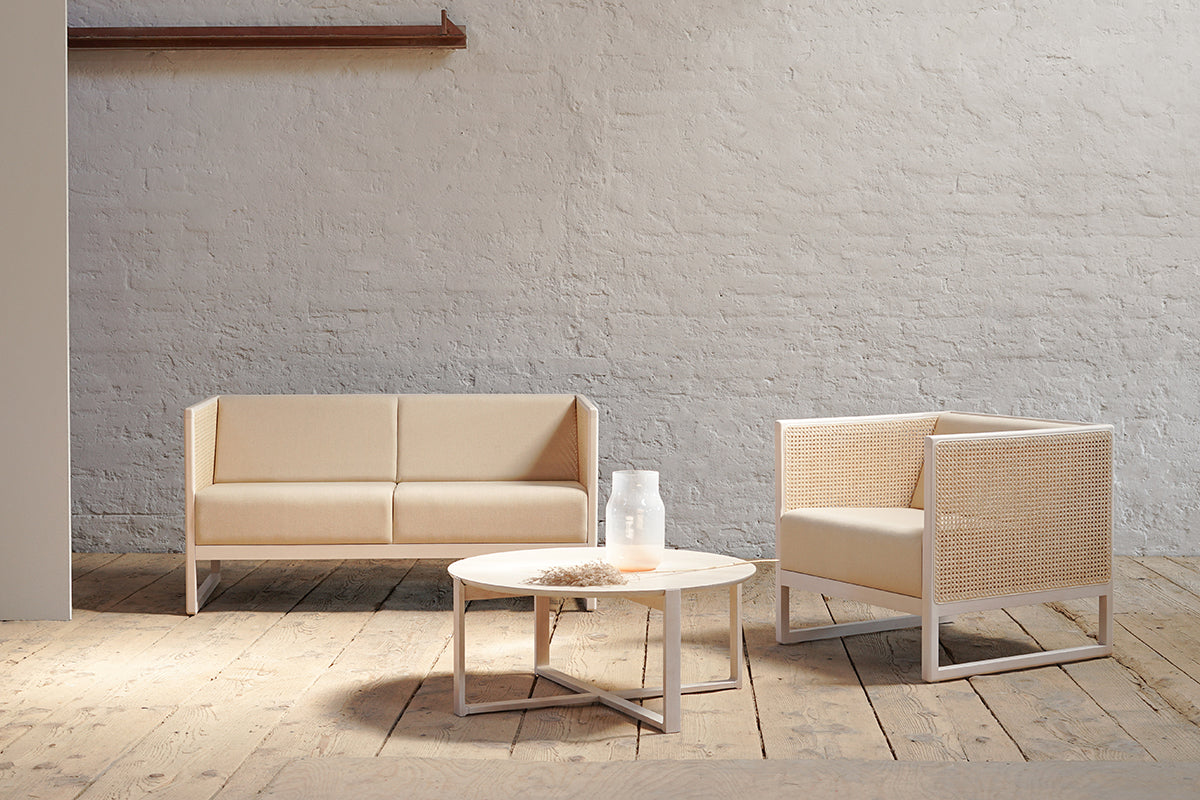Casablanca 683 Upholstered/Cane Armchair - WOO .Design