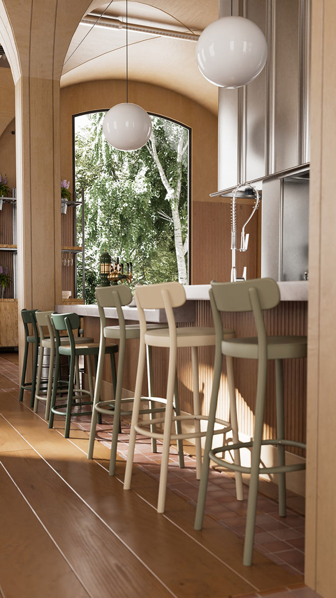 La Zitta Cane Barstool - WOO .Design