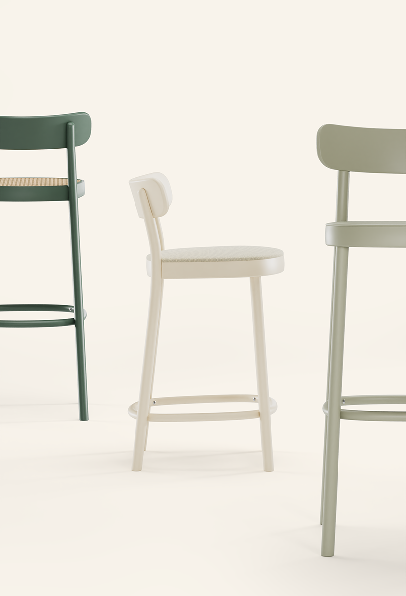 La Zitta Wood Barstool - WOO .Design