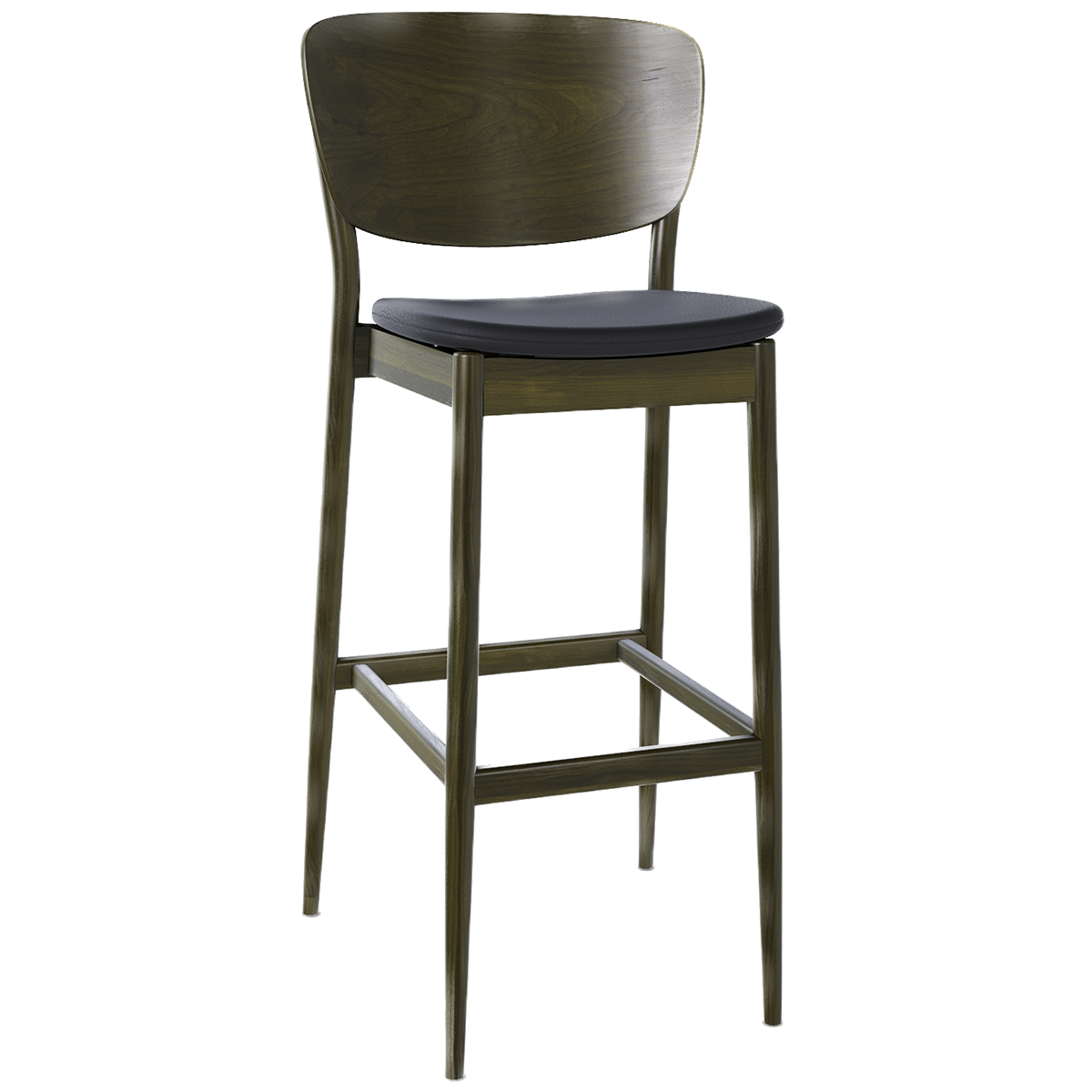 Valencia Upholstered/Wood Barstool - WOO .Design
