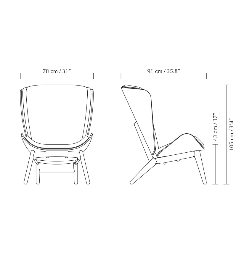 The Reader Leather Wing Chair - WOO .Design