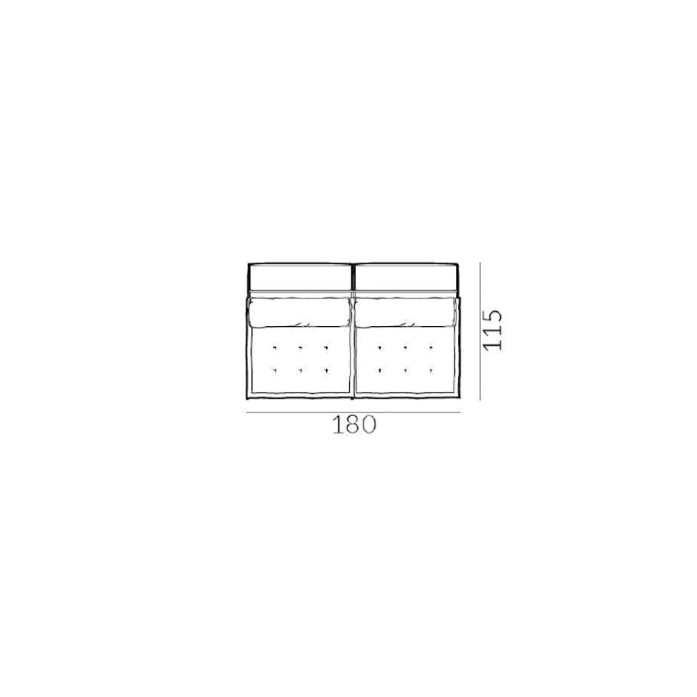 Tres Doux Modular Sofa without Armrests