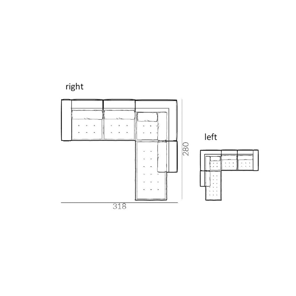 Tres Doux Modular Corner Sofa